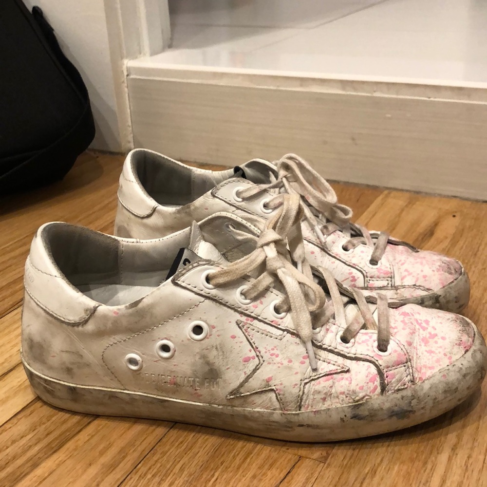 Paint Golden Goose sneakers
